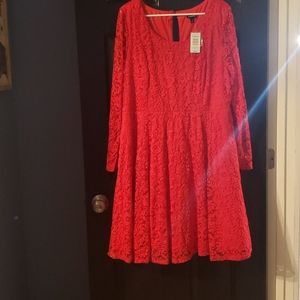 Red Lace Dress